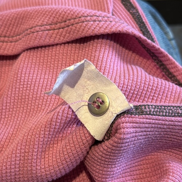 Three Dots Women’s Extra Large Waffle Knit Hoodie Sweater Button Down Fitted - Picture 8 of 8